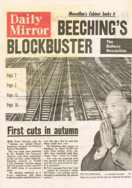 Daily Mirror - Beeching's Blockbuster