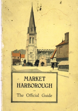 MARKET HARBOROUGH 1930 OFFICIAL GUIDE front cover