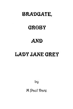 Bradgate Groby and Lady Jane Grey front cover