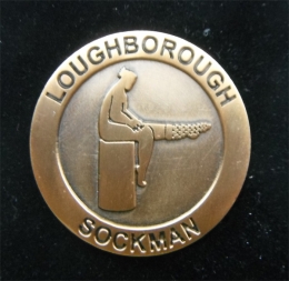 Loughborough Sock Man Badge