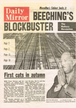 Daily Mirror - Beeching's Blockbuster Daily Mirror - Beeching's Blockbuster